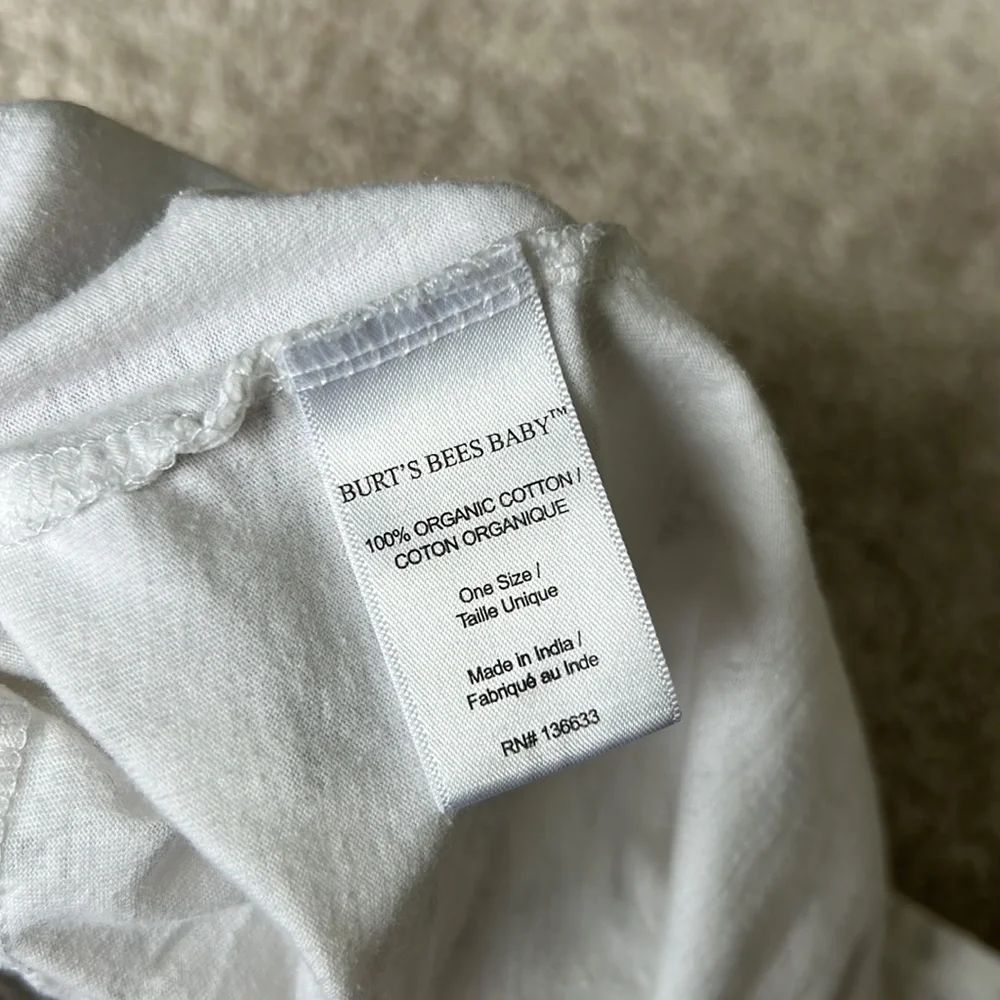 Burts Bees Bundle Bee Keeper Sleep Sack, Organic Crib Sheet & Onsie 6-12 Months - Picture 16 of 16